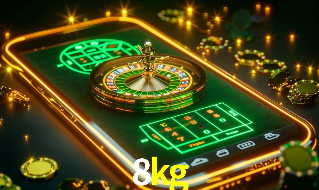 Sinta a adrenalina dos jogos de cassino com 8kg